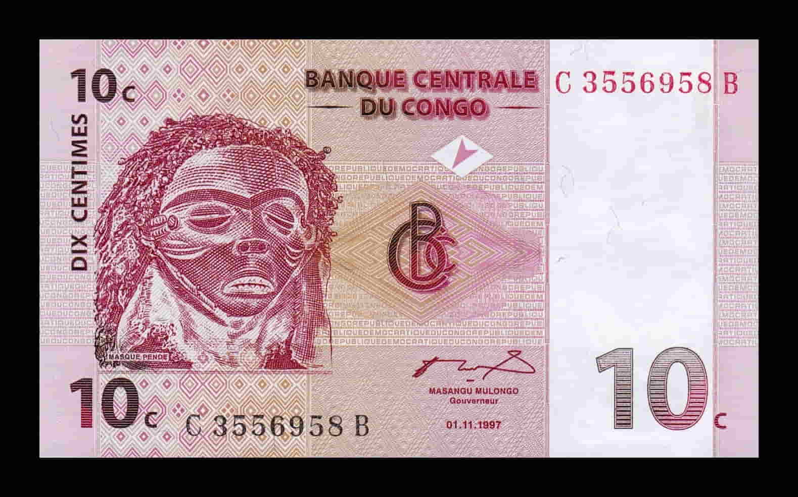 thumbnail image 2 of Democratic Republic Of Congo Banknote Set - 11 Notes, 1997-2003, Uncirculated 2 of 2