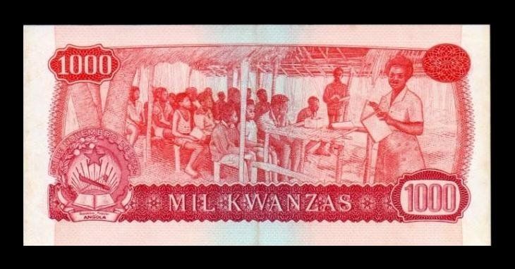 Alternative view of Angola 1000 Kwanzas 1979 Pick 117 H/A Ebc Xf