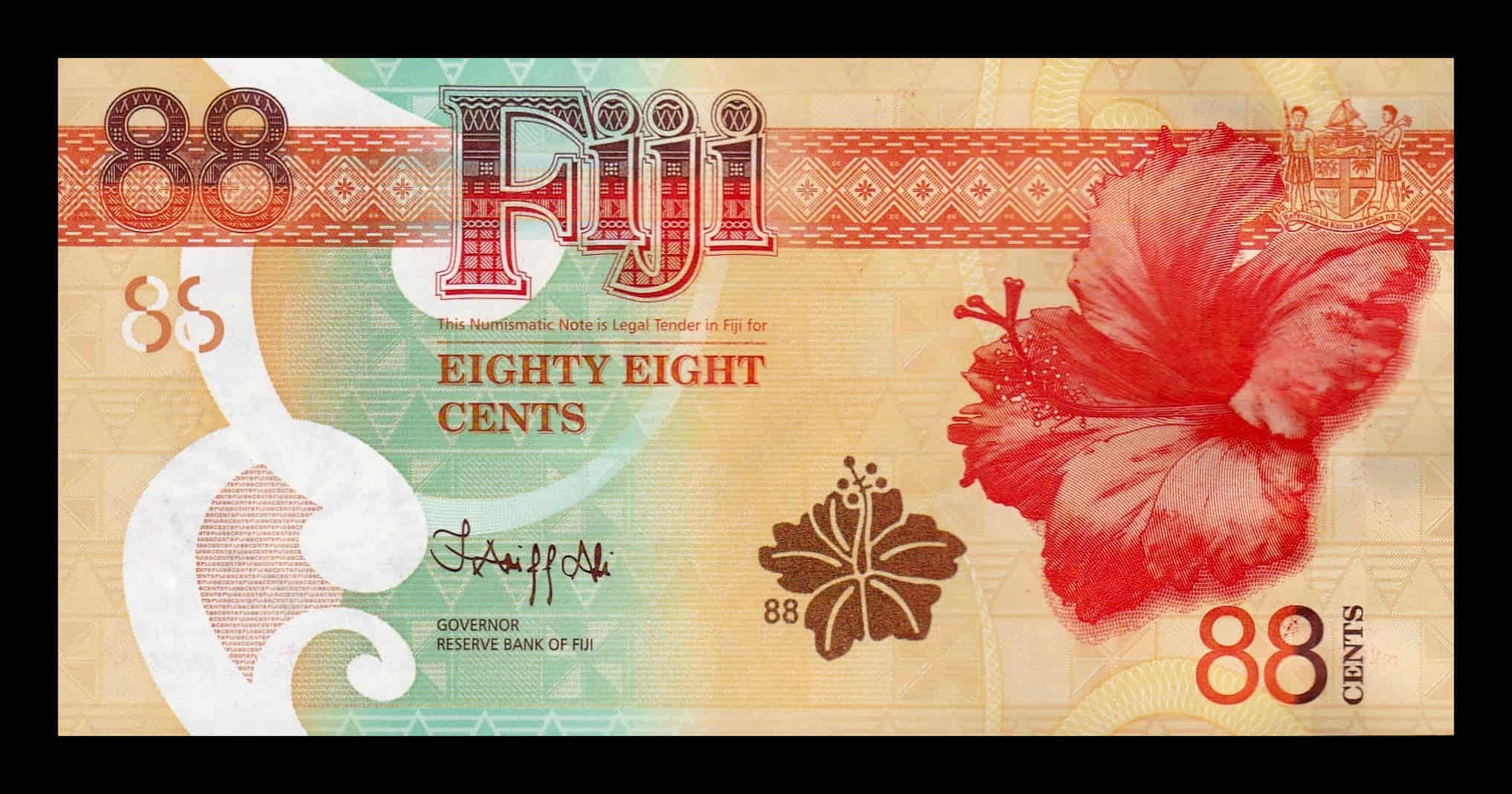 thumbnail image 2 of 2023 Fiji 100 Cents Polymer Banknote – UNC, Chinese Year Of The Dragon Commemorative (P-124) 2 of 5
