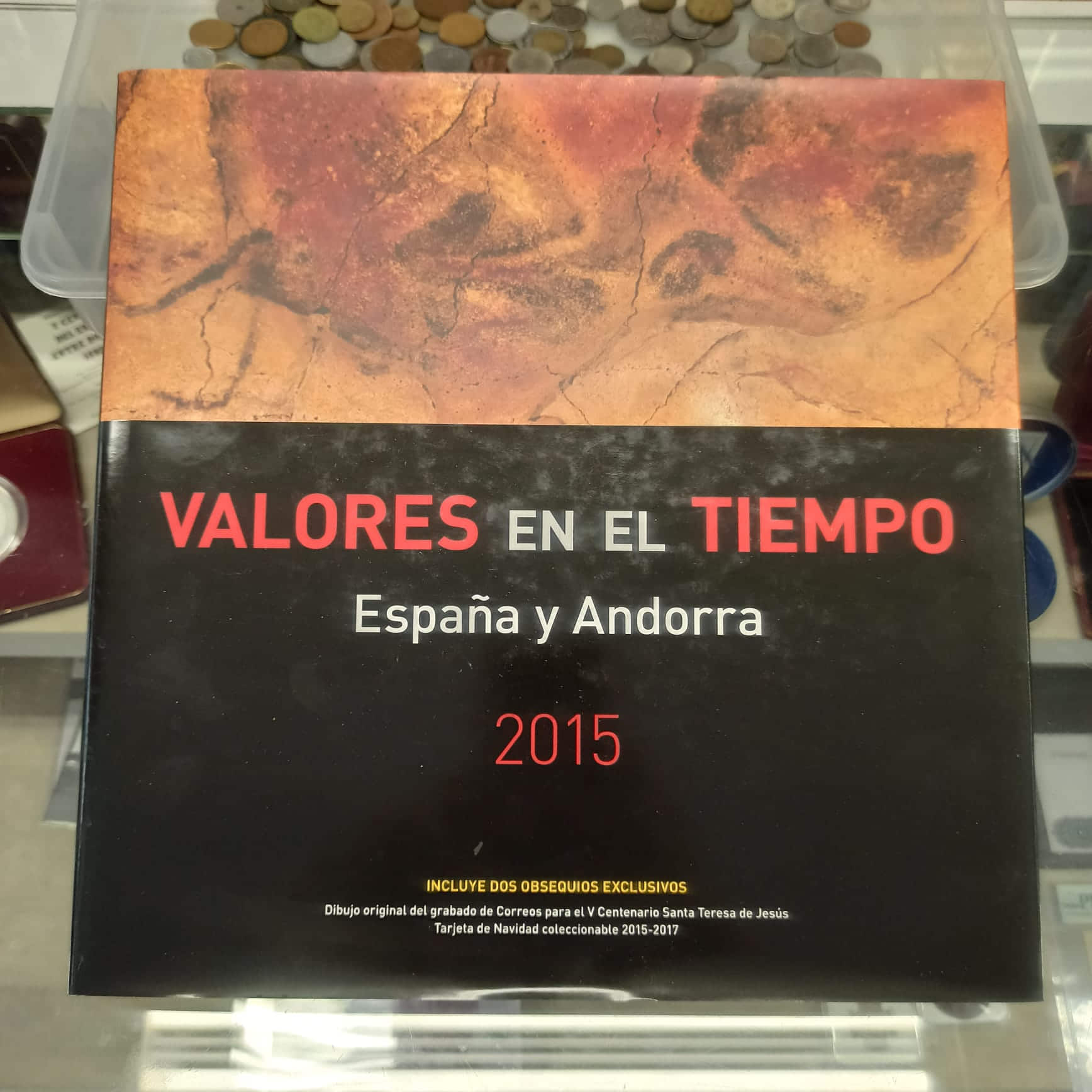 Libro oficial Album Correos emisiones de sellos España y Andorra 2015 Completo