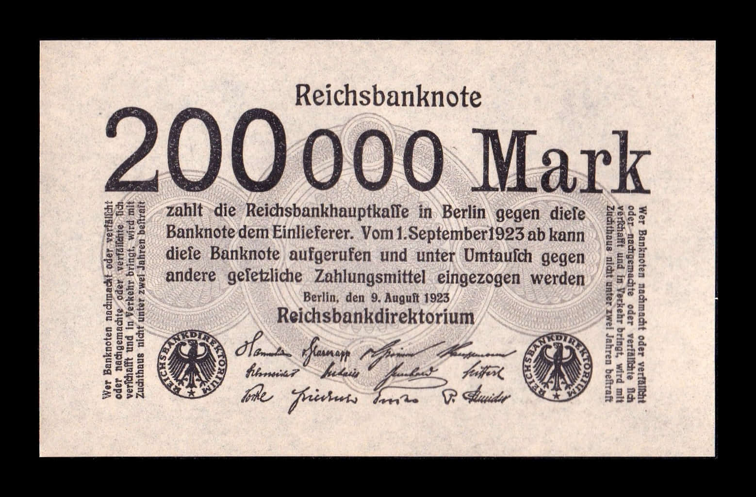 Alemania 200000 Mark 1923 Pick 100(2) Sc Unc