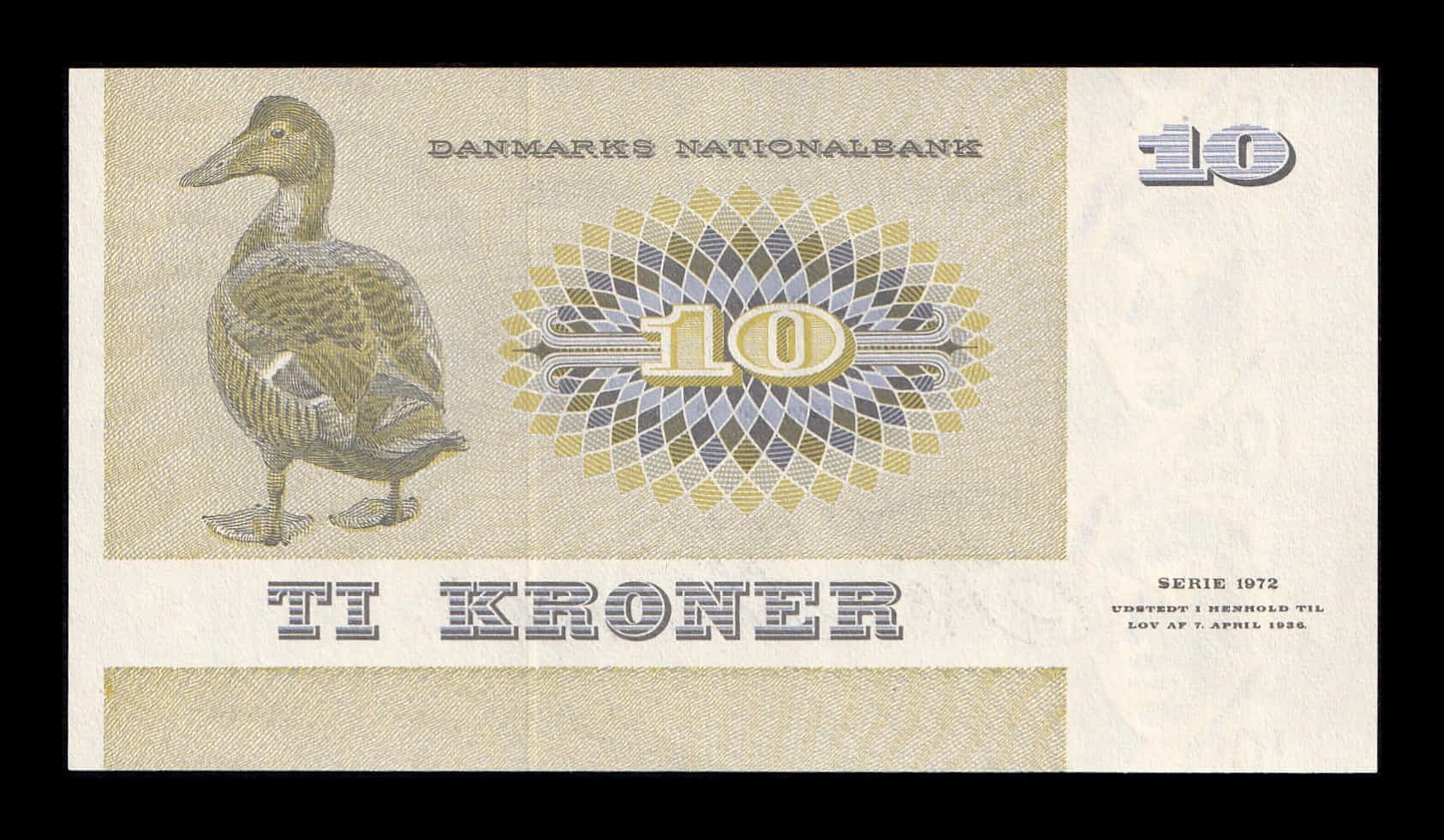 Alternative view of Dinamarca 10 Coronas Catherine Sophie Kirchhoff 1978 Pick 48h(1) Sc Unc