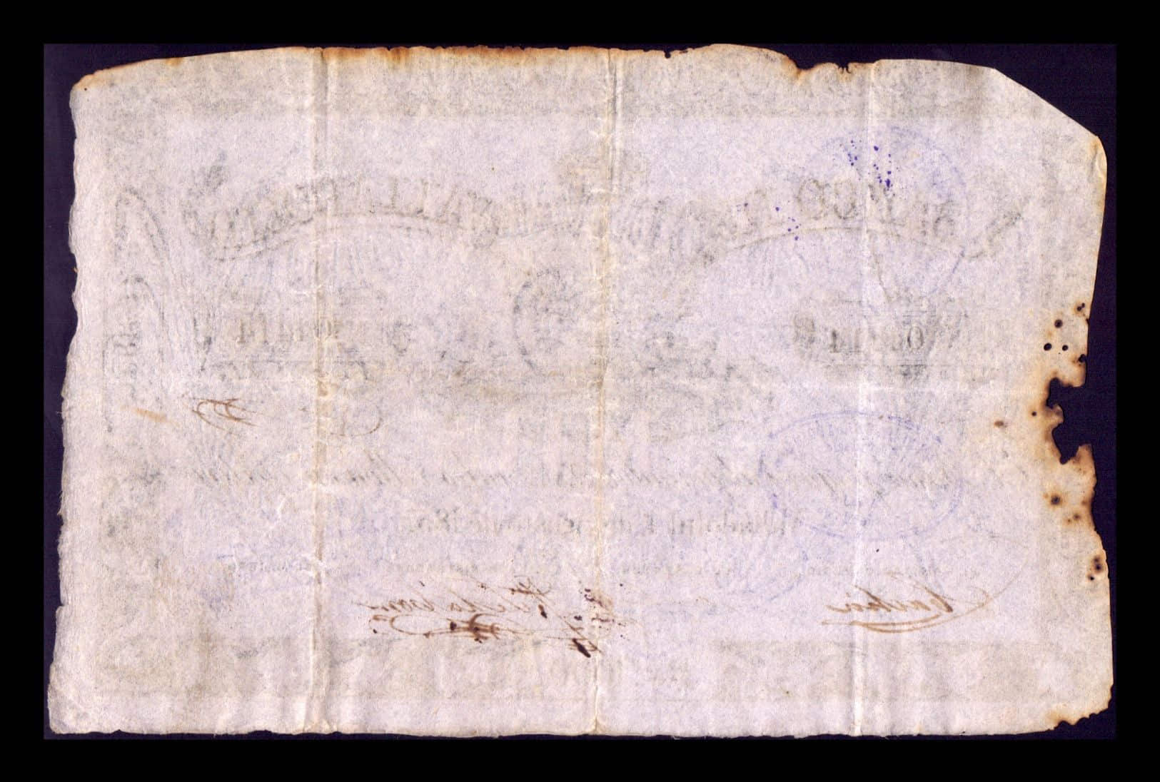 Alternative view of España Banco de Valladolid 1000 Reales Vellon 1857 Pick S434 Mbc Vf