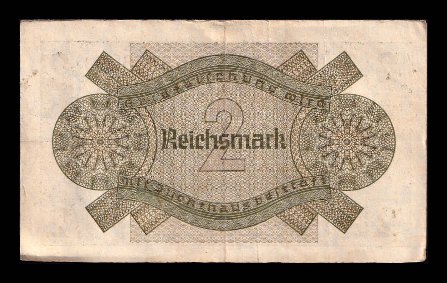 Alternative view of Alemania Nazi III Reich 2 Reichsmark 1940 Pick R137 Mbc Vf