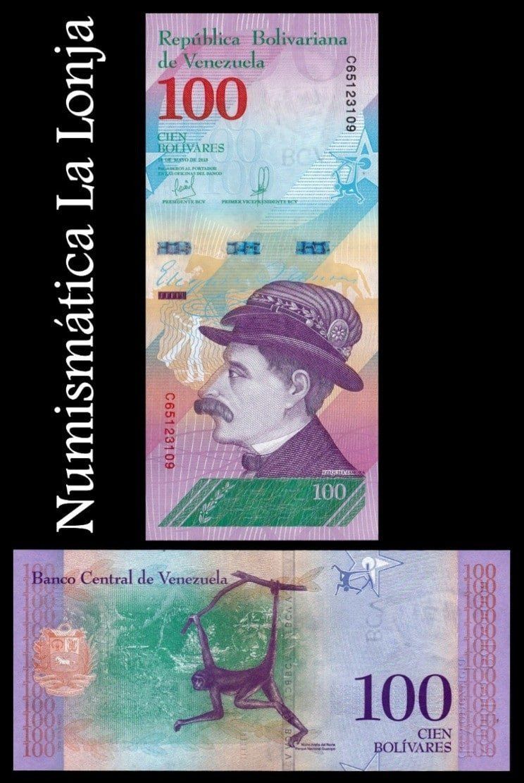 Venezuela 100 Bolívares 18.05.2018 Pick 106c Sc Unc
