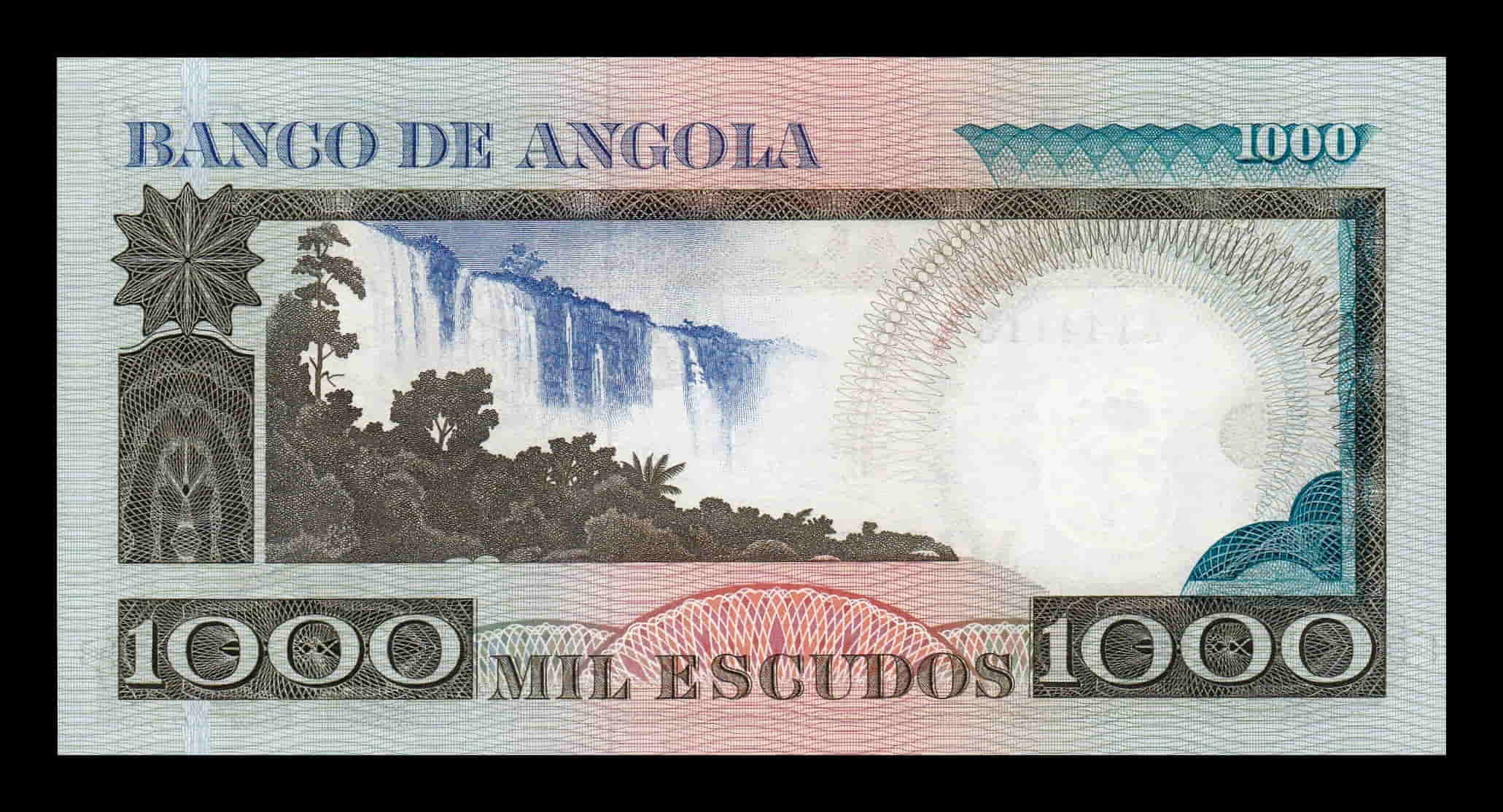 Alternative view of Angola 1000 Escudos Luiz de Camões 1973 Pick 108 Sc Unc