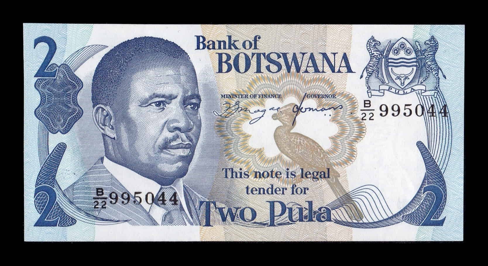 Botswana 2 Pula Ketumile 1982 Pick 7d Sc Unc