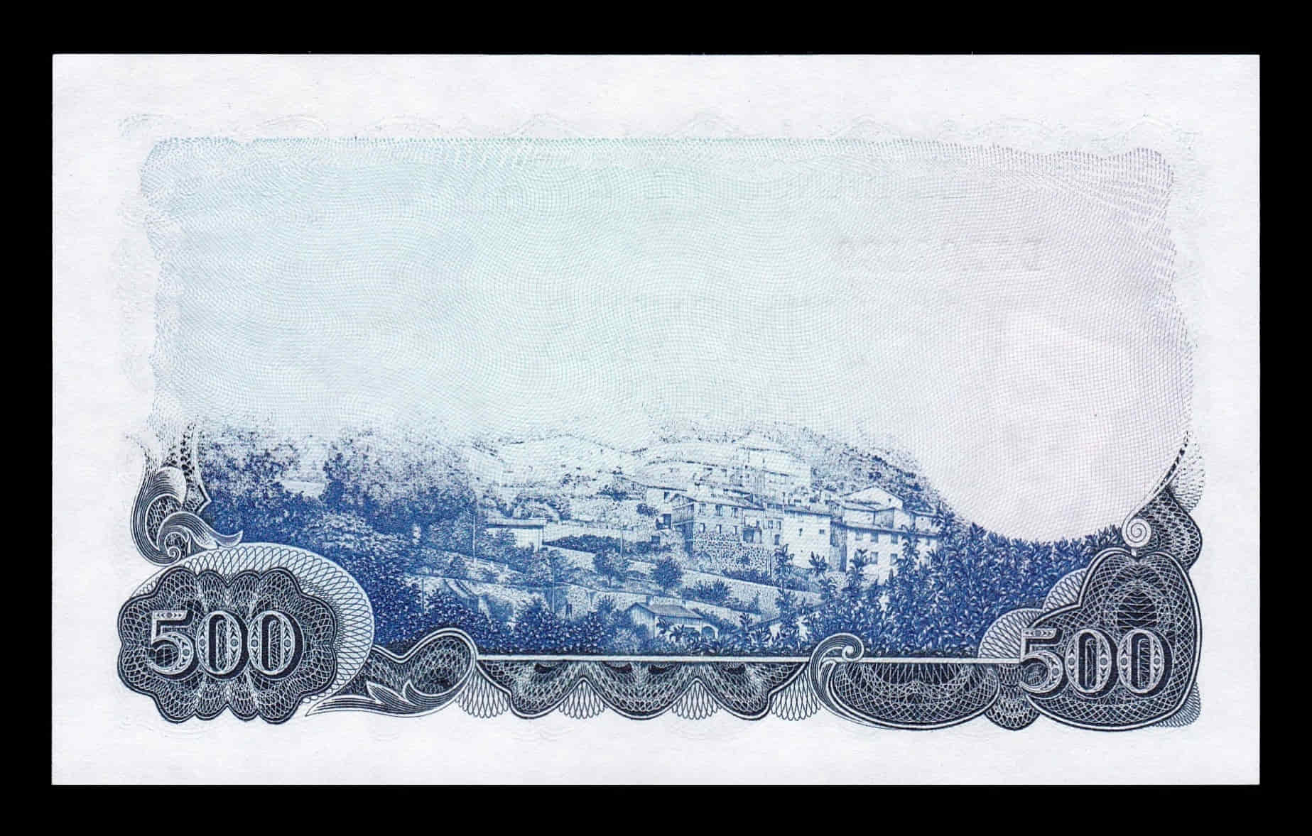 España Error impresión 1000 Pesetas San Isidoro 1965 Pick 151 Serie 1C Ebc Xf