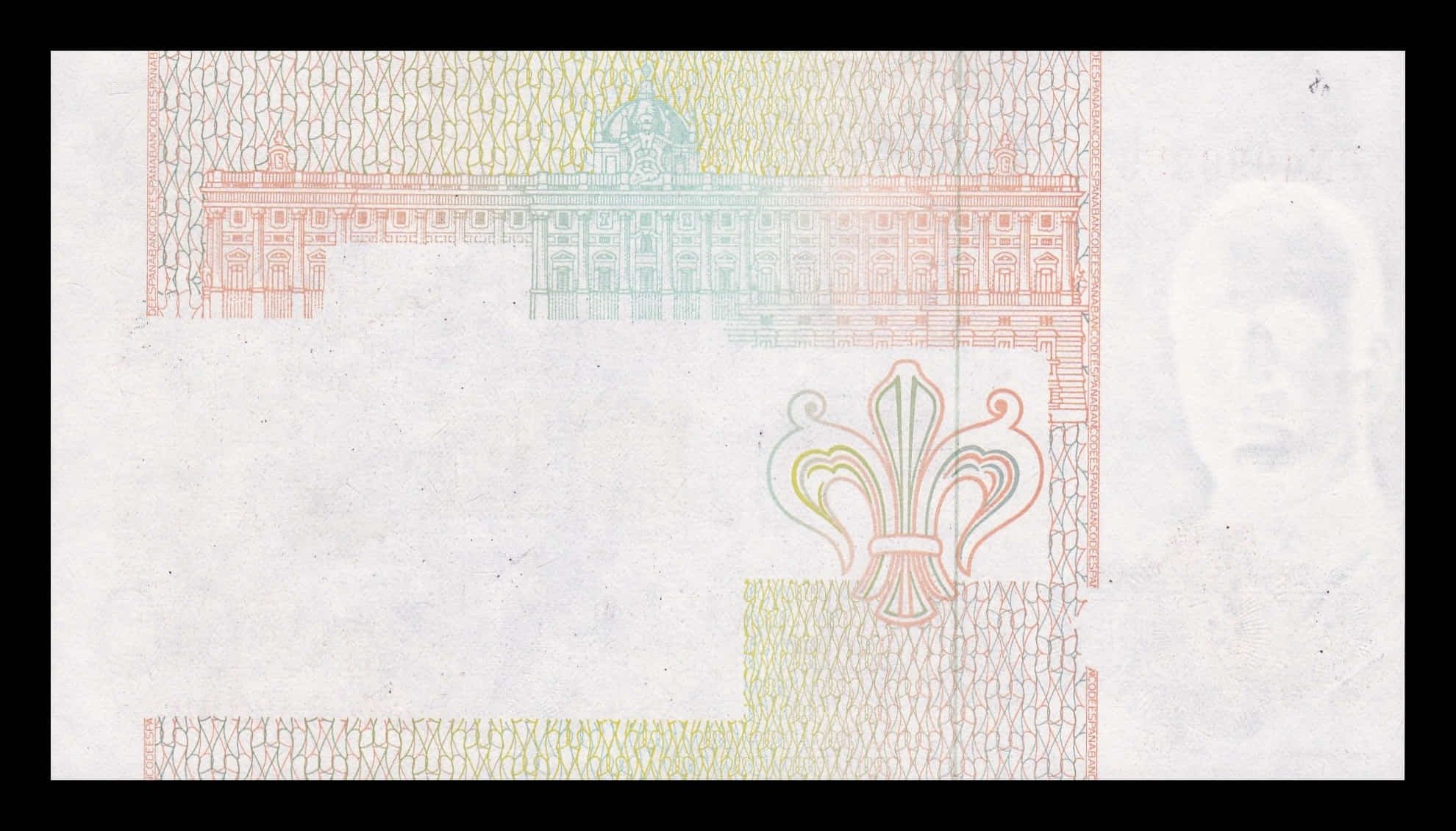 España Error Impresión 5000 Pesetas Juan Carlos I 1979 Pick 160 Serie 6N Sc Unc