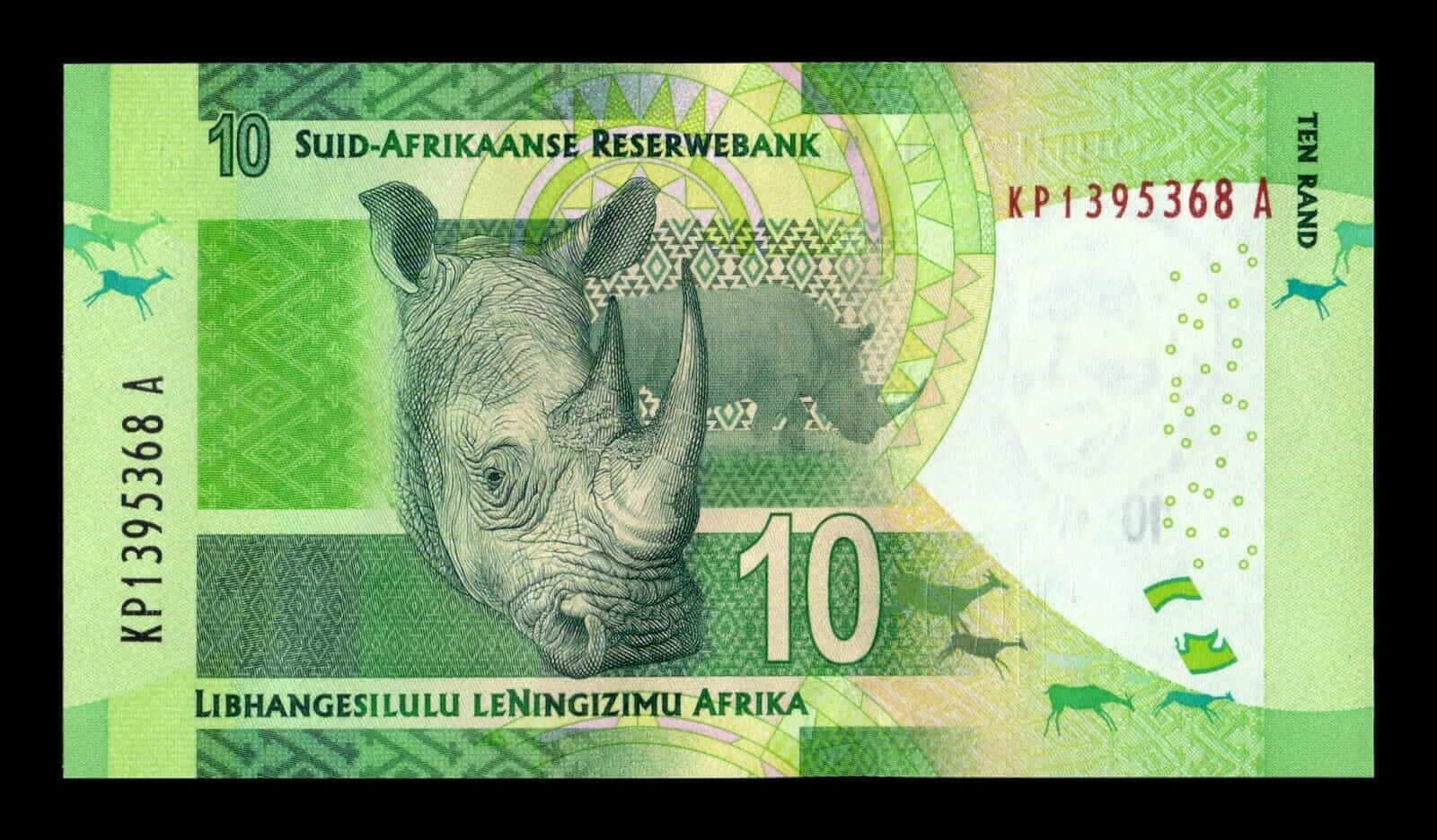 Alternative view of Sudáfrica 10 Rand Nelson Mandela 2016 Pick 138b Sc Unc