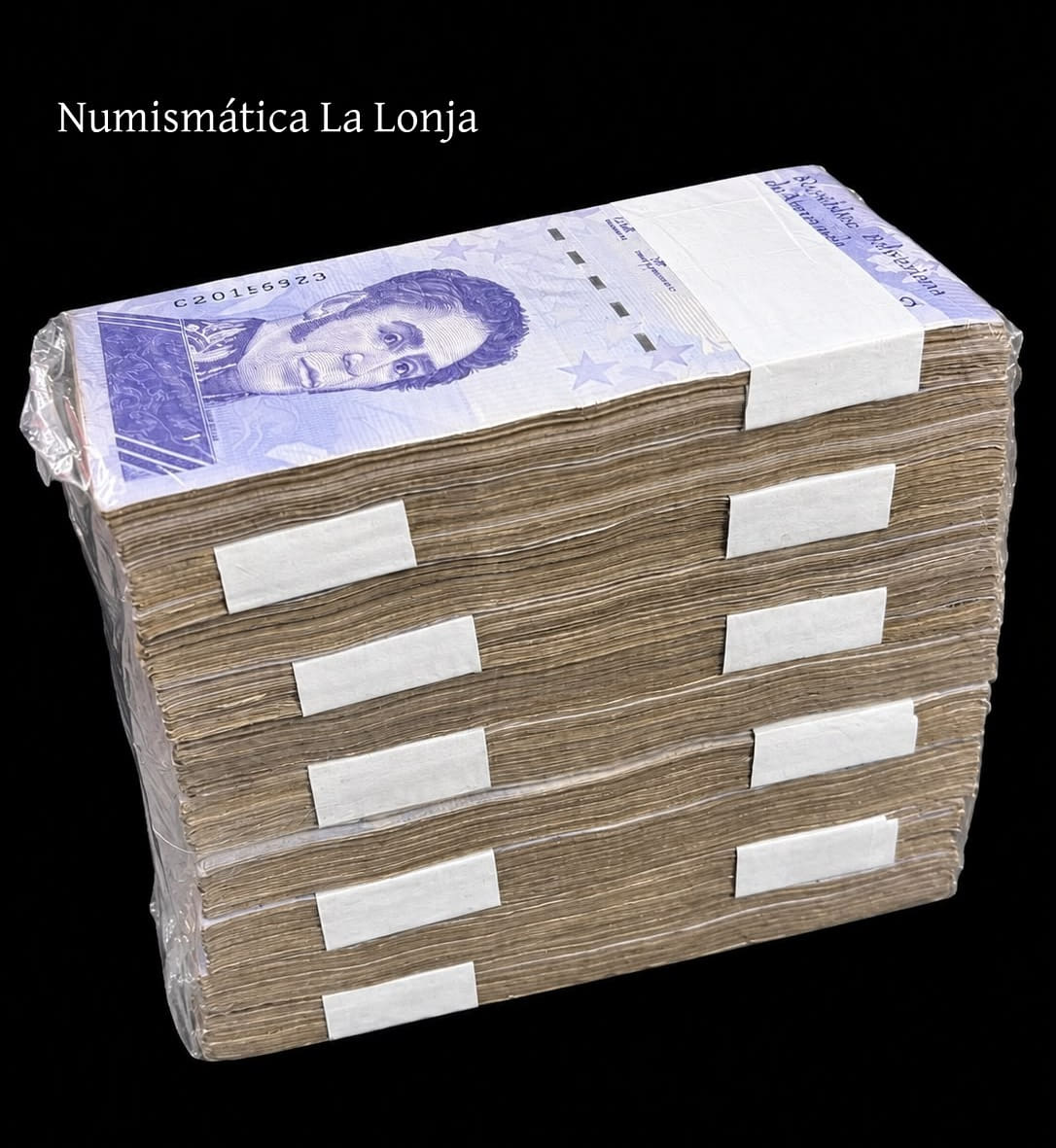 Venezuela Brick 1000 Billetes 1/2 Millon 500000 Bolívares 2020 Pick 113 Usados