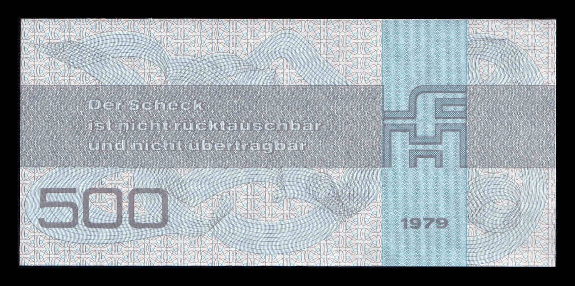 Alternative view of Alemania República Democrática DDR 500 Mark 1979 Pick FX7 Sc Unc