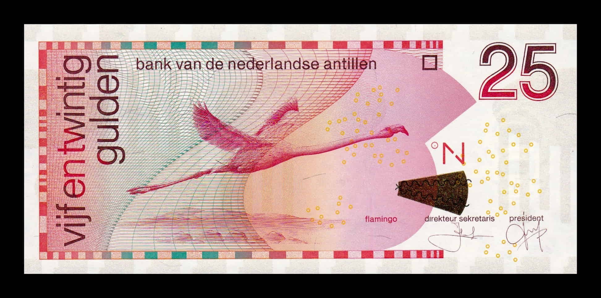 Antillas Holandesas 25 Gulden 2016 Pick 29i Sc Unc