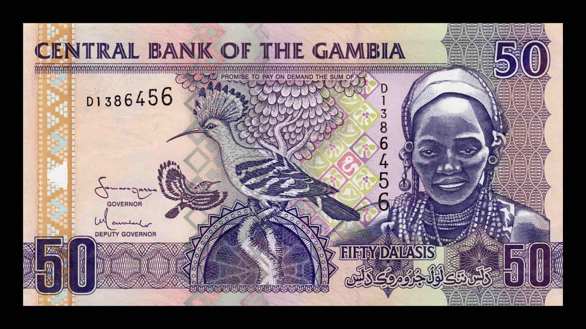 Gambia 50 Dalasis 2006 Pick 28a Sc Unc