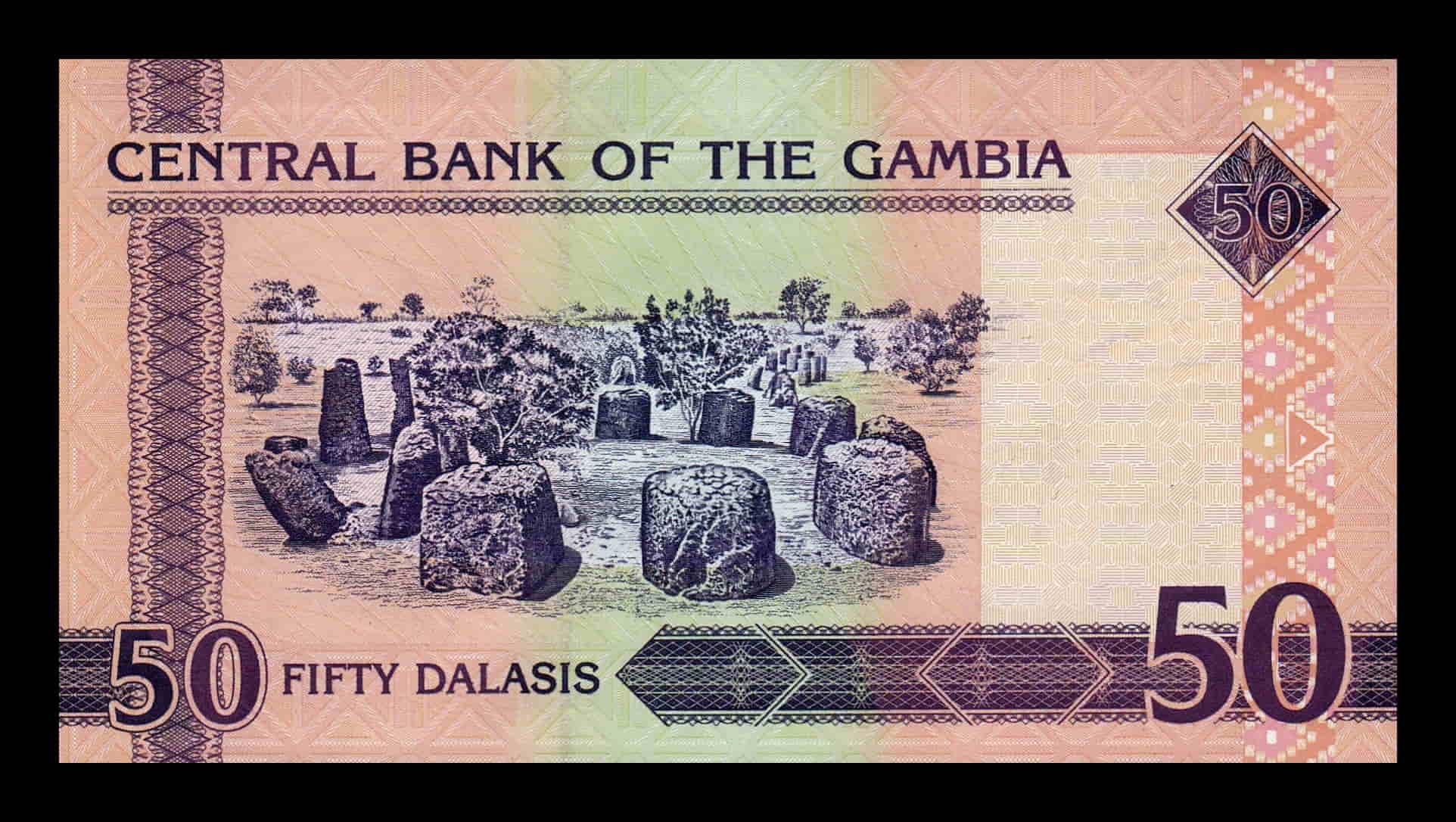 Alternative view of Gambia 50 Dalasis 2006 Pick 28a Sc Unc