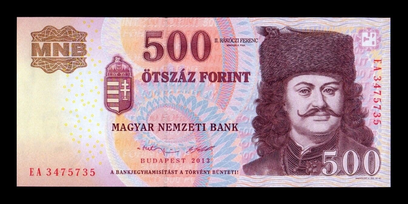 Hungria 500 Forint Rákóczi Ferenc II 2013 Pick 196e Sc Unc