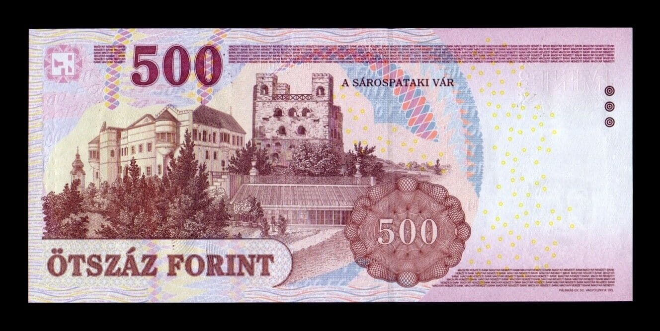 Alternative view of Hungria 500 Forint Rákóczi Ferenc II 2013 Pick 196e Sc Unc