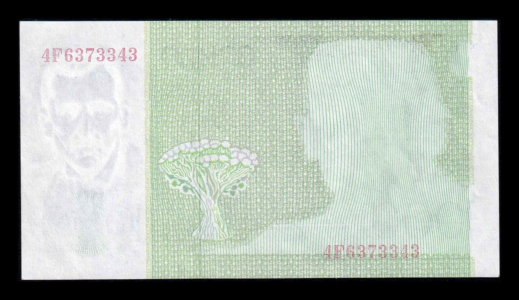 España Error Impresión 1000 Pesetas Benito Pérez Galdos 1979 Pick 158 Serie 4F Sc- aUnc