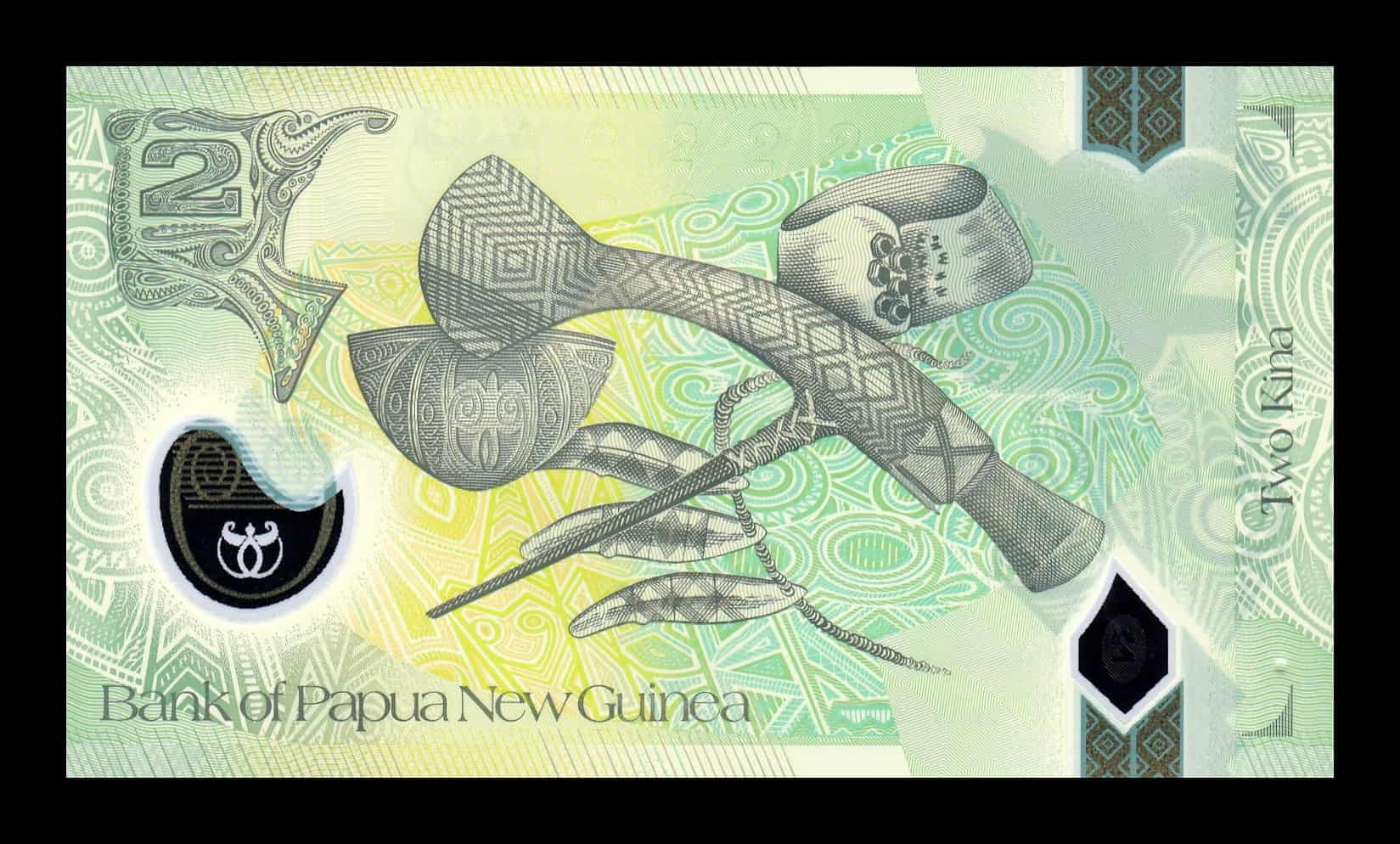 Alternative view of Papúa Nueva Guinea 2 Kina 2020 Pick 50b Polímero Sc Unc