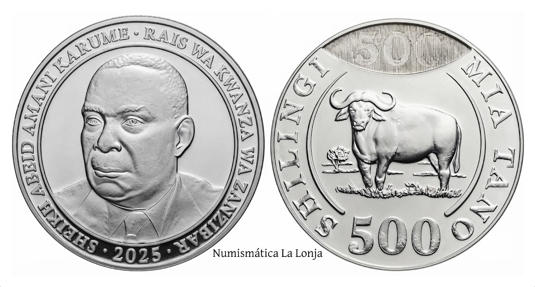 Tanzania 500 Shilingi 2025 Km Nuevo Sc Unc